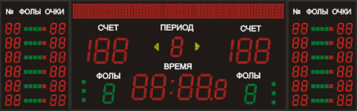 Табло для баскетбола №16 Табло для баскетбола №16