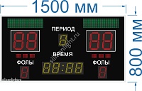 Табло для баскетбола №22. Размер 1130х750х60 или 130 мм.