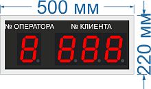 Информационное табло для СУО на четыре знака № 15. Знак 100 мм.