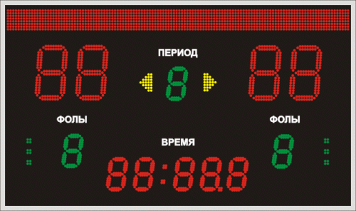 Табло для баскетбола №13. Размер 1350х800х60 или 130 мм. Табло для баскетбола №13. Размер 1350х800х60 или 130 мм.