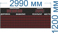 Табло для легкой атлетики № 7 (УЛИЦА (ТЕНЬ, СОЛНЦЕ). Размер 2990х1200х60 или 130 или 90 мм.